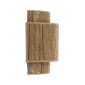 GloboStar® MABANA 02322 Boho Επιτοίχιο Φωτιστικό Απλίκα Μονόφωτο 1 x E27 IP20 Μπεζ Σχοινί - Μ23 x Π11 x Υ25cm