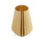 GloboStar® SALERNO 02331 Boho Επιδαπέδιο Φωτιστικό Μονόφωτο 1 x E27 IP20 Μπεζ, Καφε & Κίτρινο Νήμα - Μ50 x Π50 x Υ70cm