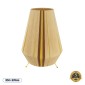 GloboStar® SALERNO 02331 Boho Επιδαπέδιο Φωτιστικό Μονόφωτο 1 x E27 IP20 Μπεζ, Καφε & Κίτρινο Νήμα - Μ50 x Π50 x Υ70cm