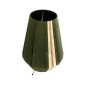 GloboStar® SALERNO 02332 Boho Επιδαπέδιο Φωτιστικό Μονόφωτο 1 x E27 IP20 Πράσινο, Μπεζ και Καφέ Νήμα - Μ50 x Π50 x Υ70cm