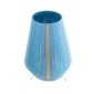 GloboStar® SALERNO 02333 Boho Επιδαπέδιο Φωτιστικό Μονόφωτο 1 x E27 IP20 Πολύχρωμο Νήμα - Μ50 x Π50 x Υ70cm