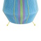 GloboStar® SALERNO 02333 Boho Επιδαπέδιο Φωτιστικό Μονόφωτο 1 x E27 IP20 Πολύχρωμο Νήμα - Μ50 x Π50 x Υ70cm