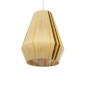 GloboStar® SALERNO 02334 Boho Κρεμαστό Φωτιστικό Πλέγμα Μονόφωτο 1 x E27 IP20 Μπεζ, Καφέ & Κίτρινο Σχοινί - Μ50 x Π50 x Υ60cm