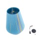 GloboStar® SALERNO 02336 Boho Κρεμαστό Φωτιστικό Πλέγμα Μονόφωτο 1 x E27 IP20 Πολύχρωμο Σχοινί - Μ50 x Π50 x Υ60cm