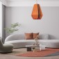 GloboStar® SALERNO 02337 Boho Κρεμαστό Φωτιστικό Πλέγμα Μονόφωτο 1 x E27 IP20 Πολύχρωμο Σχοινί - Μ50 x Π50 x Υ60cm