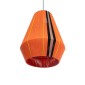 GloboStar® SALERNO 02337 Boho Κρεμαστό Φωτιστικό Πλέγμα Μονόφωτο 1 x E27 IP20 Πολύχρωμο Σχοινί - Μ50 x Π50 x Υ60cm
