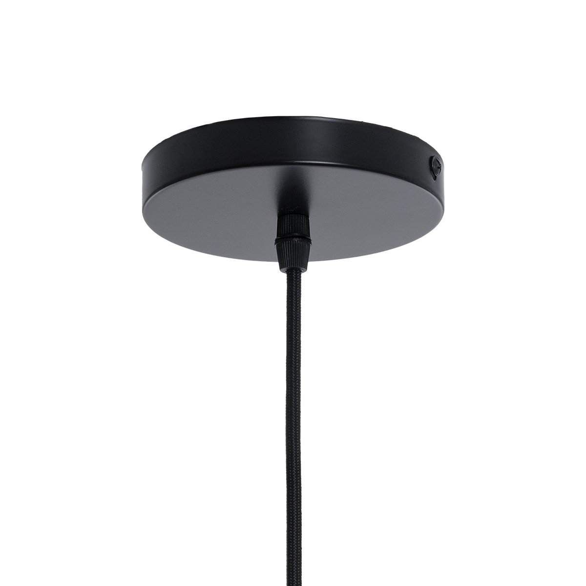 GloboStar® SALERNO 02337 Boho Κρεμαστό Φωτιστικό Πλέγμα Μονόφωτο 1 x E27 IP20 Πολύχρωμο Σχοινί - Μ50 x Π50 x Υ60cm