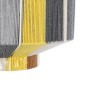 GloboStar® SALERNO 02388 Boho Κρεμαστό Φωτιστικό Καπέλο Μονόφωτο 1 x E27 IP20 Πολύχρωμο Σχοινί - Μ40 x Π40 x Υ35cm