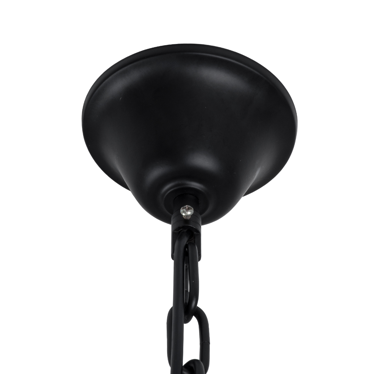 GloboStar® DOME 10001021 Vintage Κρεμαστό Φωτιστικό Ανάρτηση Πολύφωτο 9 x E27 Μαύρο Μέταλλο με Μπεζ Σχοινί - Μ68 x Π60 x Υ50cm