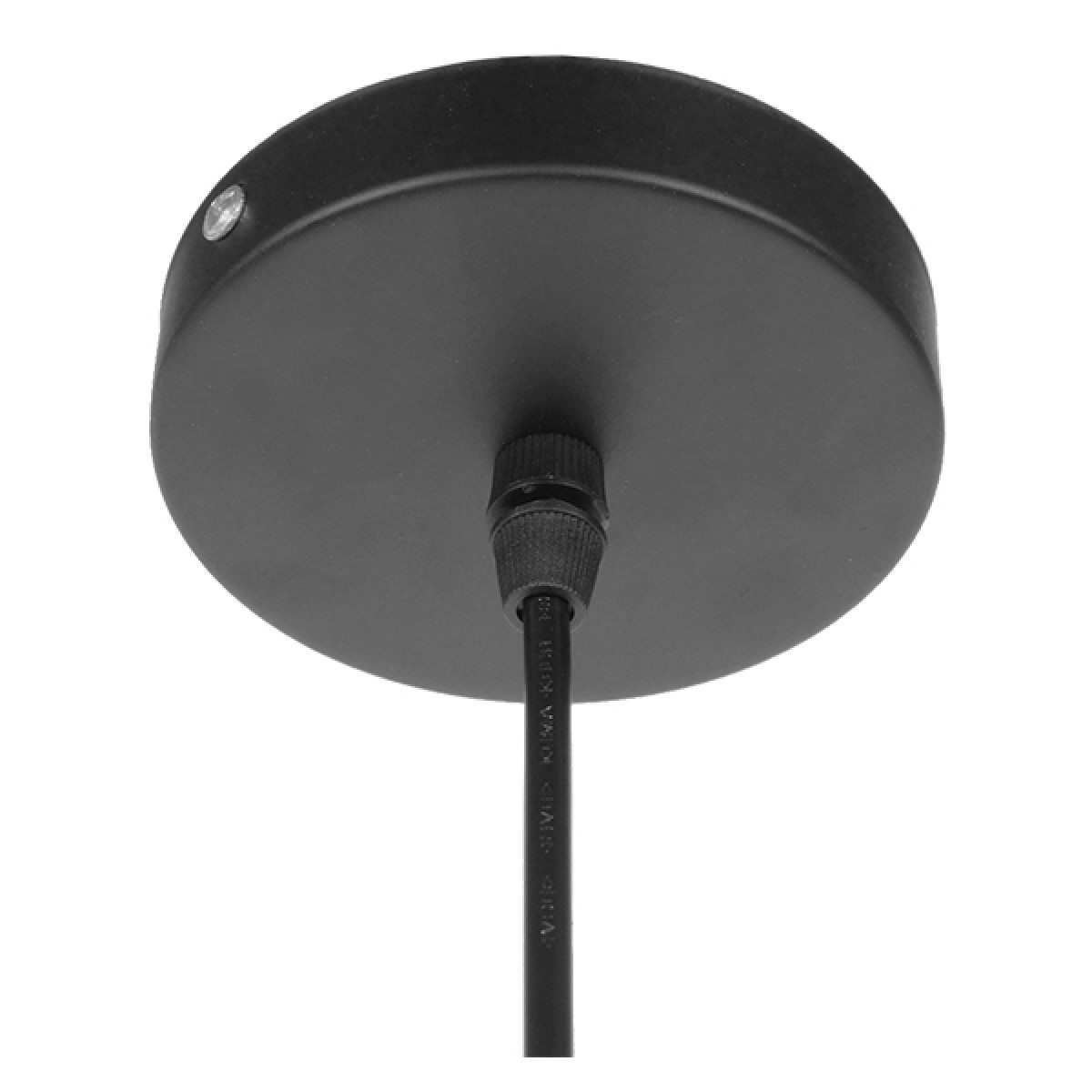 GloboStar® ASPEN 10001078 Vintage Κρεμαστό Φωτιστικό Ανάρτηση Μονόφωτο 1 x E27 IP20 Μελί Γυαλί - Μ18 x Π18 x Υ30cm