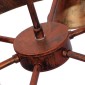 GloboStar® CAMELOT 10001191 Vintage Κρεμαστό Φωτιστικό Ανάρτηση Πολύφωτο 6 x E27 IP20 Χάλκινο Μέταλλο με Μπεζ Σχοινί - Μ92 x Π92 x Υ118cm