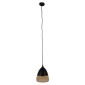 GloboStar® OLIVER 10001231 Vintage Κρεμαστό Φωτιστικό Καμπάνα Μονόφωτο 1 x E27 Μαύρο Μέταλλο με Μελί Γυαλί - Μ20 x Π20 x Υ21cm
