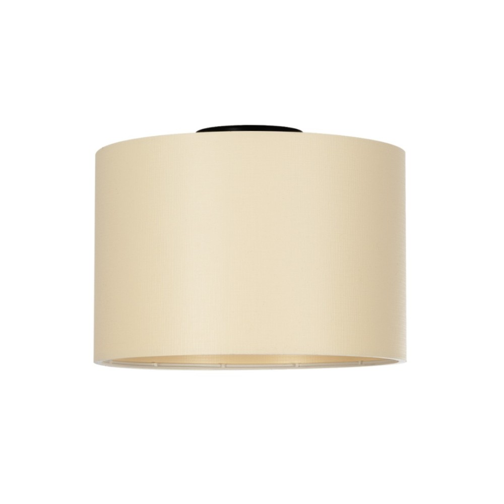 GLOBOSTAR® CILIO 203-0149 Μοντέρνο Φωτιστικό Οροφής με Ντουί 1 x E27 AC 220-240V IP20 - Λευκό - Μ30 x Π30 x Υ22cm