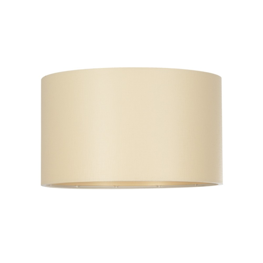 GloboStar® CILIO 203-0154 Μοντέρνο Φωτιστικό Οροφής Καπέλο Μονόφωτο 1 x E27 IP20 Μπεζ Ύφασμα - Μ38 x Π38 x Υ23cm
