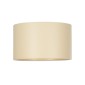 GloboStar® CILIO 203-0154 Μοντέρνο Φωτιστικό Οροφής Καπέλο Μονόφωτο 1 x E27 IP20 Μπεζ Ύφασμα - Μ38 x Π38 x Υ21cm