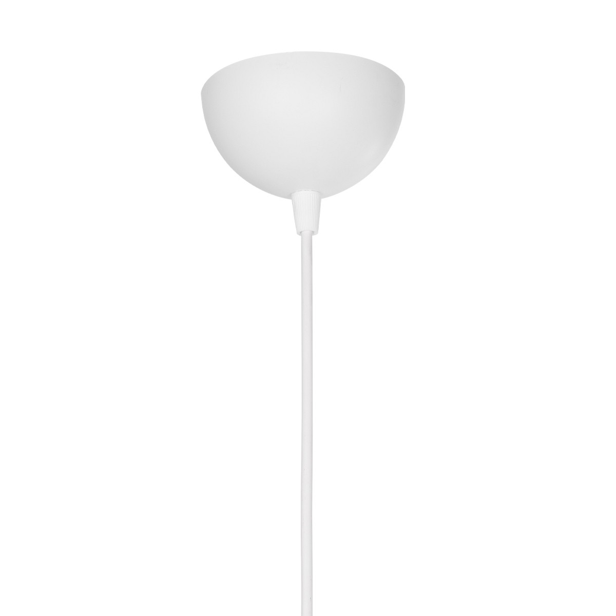 GloboStar® LOFTY 204-0093 Μοντέρνο Κρεμαστό Φωτιστικό Kαπέλο Μονόφωτο 1 x E27 IP20 Γκρι Ύφασμα - Μ38 x Π38 x Υ70cm