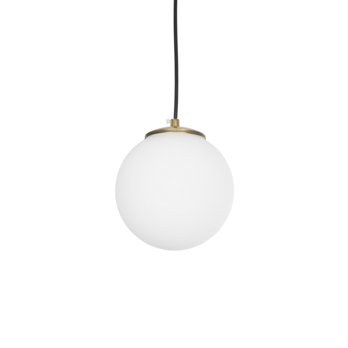 GLOBOSTAR® GLOBIDIO 204-0195 Μοντέρνο Κρεμαστό Φωτιστικό Οροφής με Ντουί 1 x E27 AC 220-240V IP20 - Χρύσο & Λευκό - Μ15 x Π15 x Υ15cm