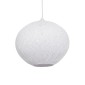GLOBOSTAR® SOLEI 205-0007 Boho Κρεμαστό Φωτιστικό Οροφής με Ντουί 1 x E27 AC 220-240V IP20 - Λευκό - M40 x Π40 x Υ36cm