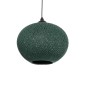 GLOBOSTAR® SOLEI 205-0014 Boho Κρεμαστό Φωτιστικό Οροφής με Ντουί 1 x E27 AC 220-240V IP20 - Πράσινο - M30 x Π30 x Υ26cm