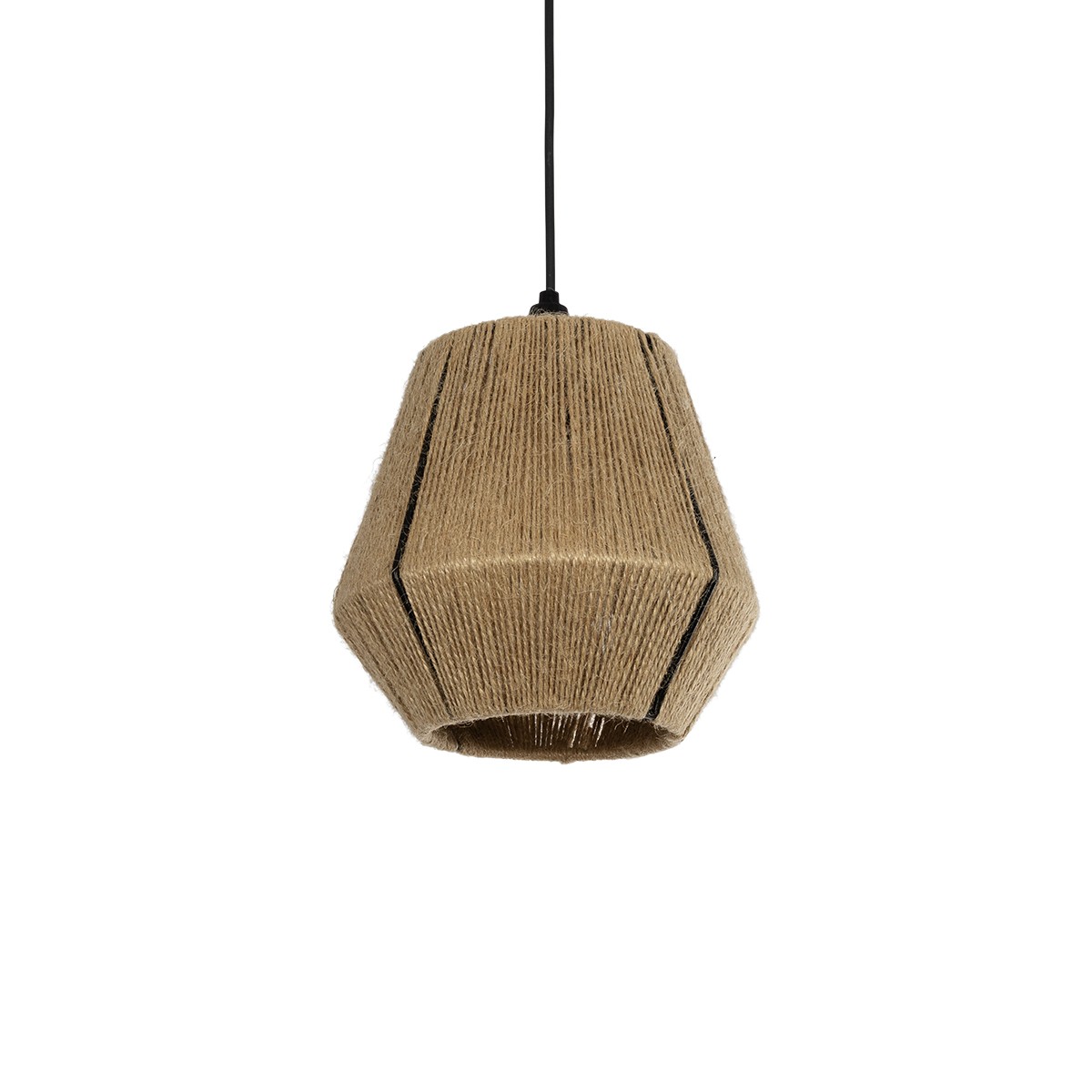 GLOBOSTAR® PULVIS 205-0083 Boho Κρεμαστό Φωτιστικό Οροφής με Ντουί 1 x E27 AC 220-240V IP20 - Μπεζ - M22 x Π22 x Υ22cm