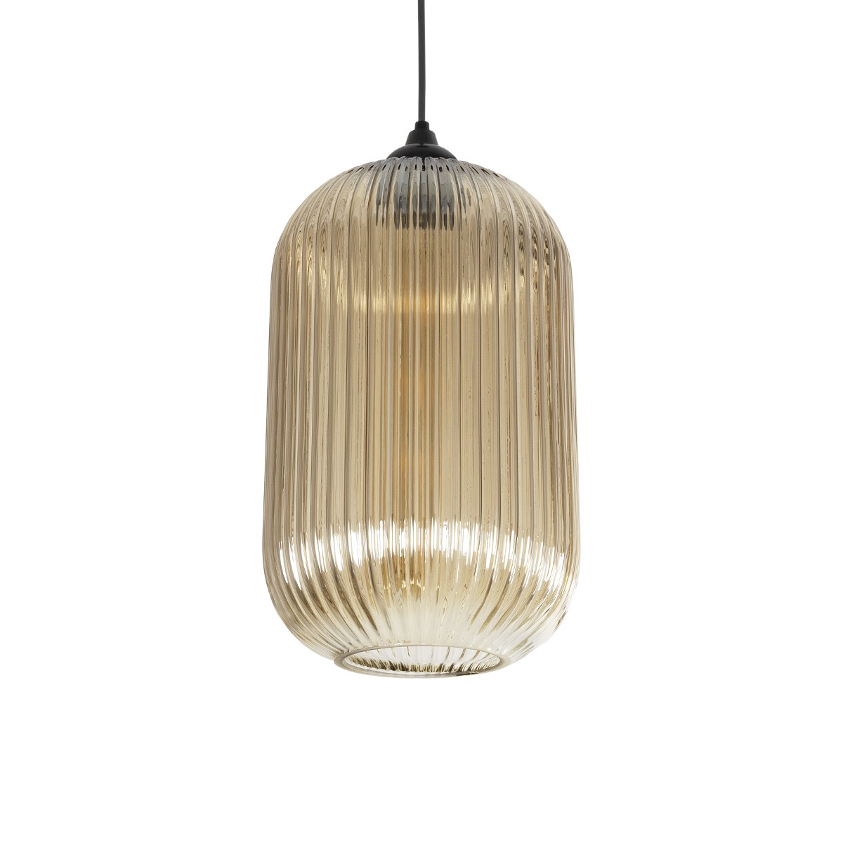 GLOBOSTAR® MELONI 206-0020 Μοντέρνο Κρεμαστό Φωτιστικό Οροφής με Ντουί 1 x E27 AC 220-240V IP20 - Mελί - Μ20 x Π20 x Υ38cm