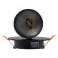 GloboStar® LEO 60350 Χωνευτό Κινούμενο Στρόγγυλο Φωτιστικό Σποτ Αλουμινίου με Ντουί GU10 AC 220-240V IP20 Φ6 x Υ17cm - Μαύρο - 5 Years Warranty