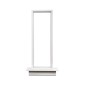 GloboStar® CORNELIE 60461 Επιτραπέζιο Φωτιστικό LED CCT 18W 1980lm 200° AC 220-240V - Εναλλαγή Φωτισμού μέσω Διακόπτη On/Off All In One Ψυχρό 6000k+Φυσικό 4500k+Θερμό 2700k Μ18 x Π10 x Υ36cm - Λευκό - 3 Χρόνια Εγγύηση