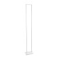 GloboStar® CORNELIE 60464 Επιδαπέδιο Φωτιστικό LED CCT 24W 2640lm 200° AC 220-240V - Εναλλαγή Φωτισμού μέσω Διακόπτη On/Off All In One Ψυχρό 6000k+Φυσικό 4500k+Θερμό 2700k Μ26 x Π16 x Υ153cm - Λευκό - 3 Χρόνια Εγγύηση