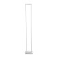 GloboStar® CORNELIE 60464 Επιδαπέδιο Φωτιστικό LED CCT 24W 2640lm 200° AC 220-240V - Εναλλαγή Φωτισμού μέσω Διακόπτη On/Off All In One Ψυχρό 6000k+Φυσικό 4500k+Θερμό 2700k Μ26 x Π16 x Υ153cm - Λευκό - 3 Χρόνια Εγγύηση