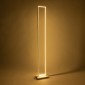 GloboStar® CORNELIE 60464 Επιδαπέδιο Φωτιστικό LED CCT 24W 2640lm 200° AC 220-240V - Εναλλαγή Φωτισμού μέσω Διακόπτη On/Off All In One Ψυχρό 6000k+Φυσικό 4500k+Θερμό 2700k Μ26 x Π16 x Υ153cm - Λευκό - 3 Χρόνια Εγγύηση