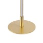 GloboStar® DALUMA 60469 Επιτραπέζιο Φωτιστικό LED CCT 8W 880lm 200° AC 220-240V - Εναλλαγή Φωτισμού μέσω On/Off All In One Ψυχρό 6000k+Φυσικό 4500k+Θερμό 2700k Μ15 x Π15 x Υ46cm - Χρυσό - 3 Χρόνια Εγγύηση