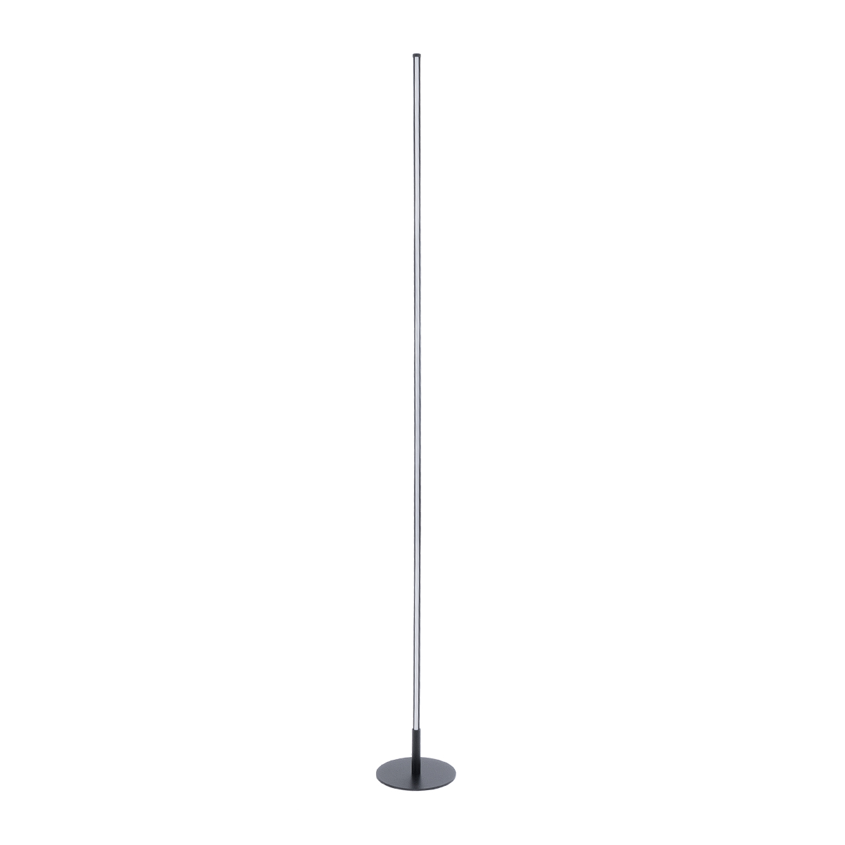 GloboStar® DALUMA 60470 Επιδαπέδιο Φωτιστικό LED CCT 24W 2640lm 200° AC 220-240V - Εναλλαγή Φωτισμού μέσω On/Off All In One Ψυχρό 6000k+Φυσικό 4500k+Θερμό 2700k Μ18 x Π18 x Υ160cm - Μαύρο - 3 Χρόνια Εγγύηση