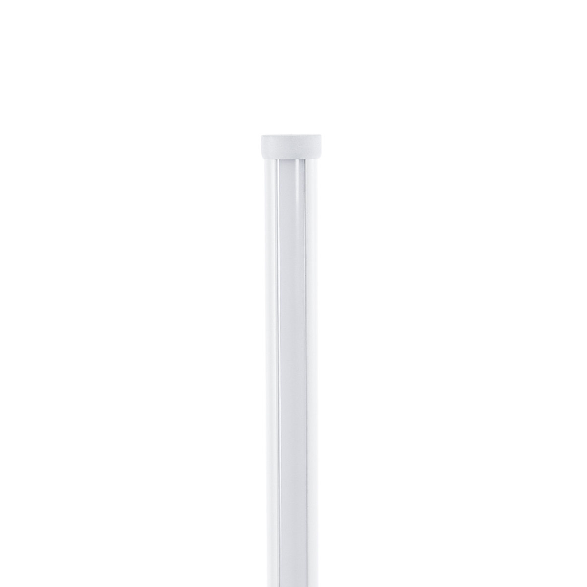 GloboStar® DALUMA 60471 Επιδαπέδιο Φωτιστικό LED CCT 24W 2640lm 200° AC 220-240V - Εναλλαγή Φωτισμού μέσω On/Off All In One Ψυχρό 6000k+Φυσικό 4500k+Θερμό 2700k Μ18 x Π18 x Υ160cm - Λευκό - 3 Χρόνια Εγγύηση