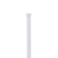 GloboStar® DALUMA 60471 Επιδαπέδιο Φωτιστικό LED CCT 24W 2640lm 200° AC 220-240V - Εναλλαγή Φωτισμού μέσω On/Off All In One Ψυχρό 6000k+Φυσικό 4500k+Θερμό 2700k Μ18 x Π18 x Υ160cm - Λευκό - 3 Χρόνια Εγγύηση