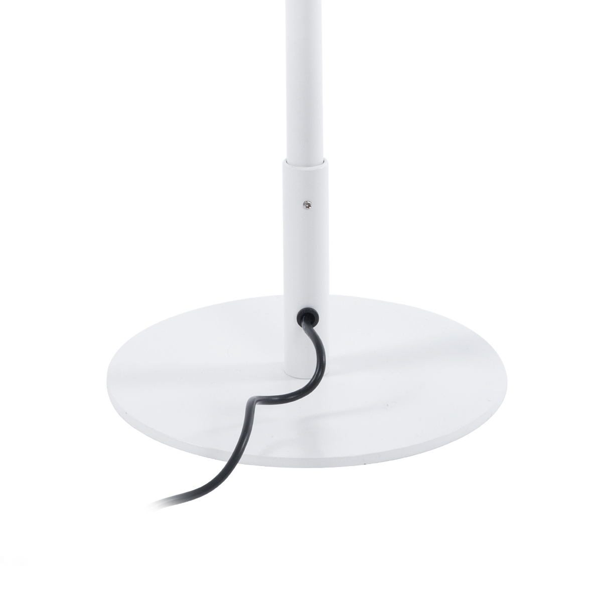 GloboStar® DALUMA 60471 Επιδαπέδιο Φωτιστικό LED CCT 24W 2640lm 200° AC 220-240V - Εναλλαγή Φωτισμού μέσω On/Off All In One Ψυχρό 6000k+Φυσικό 4500k+Θερμό 2700k Μ18 x Π18 x Υ160cm - Λευκό - 3 Χρόνια Εγγύηση