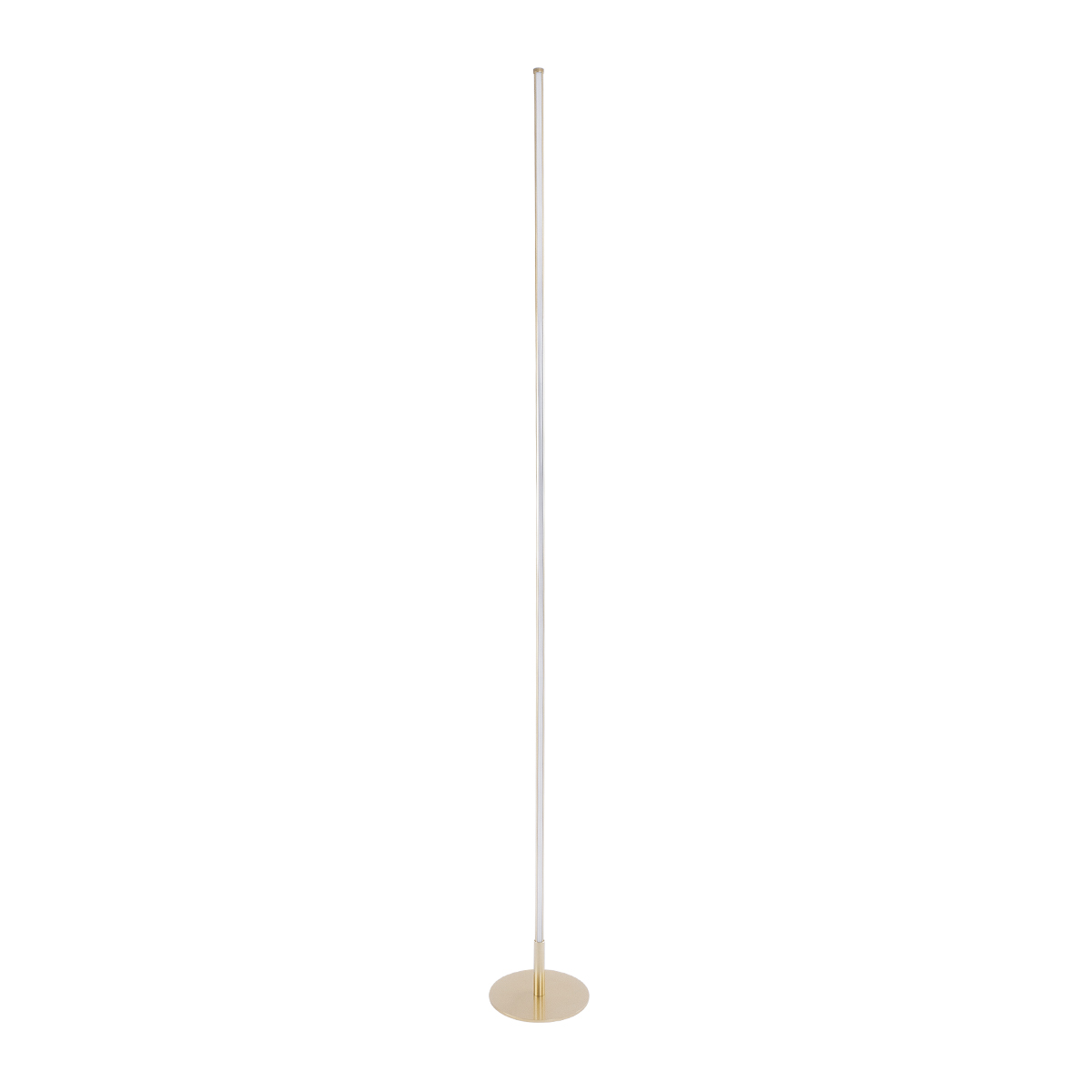 GloboStar® DALUMA 60472 Επιδαπέδιο Φωτιστικό LED CCT 24W 2640lm 200° AC 220-240V - Εναλλαγή Φωτισμού μέσω On/Off All In One Ψυχρό 6000k+Φυσικό 4500k+Θερμό 2700k Μ18 x Π18 x Υ160cm - Χρυσό - 3 Χρόνια Εγγύηση