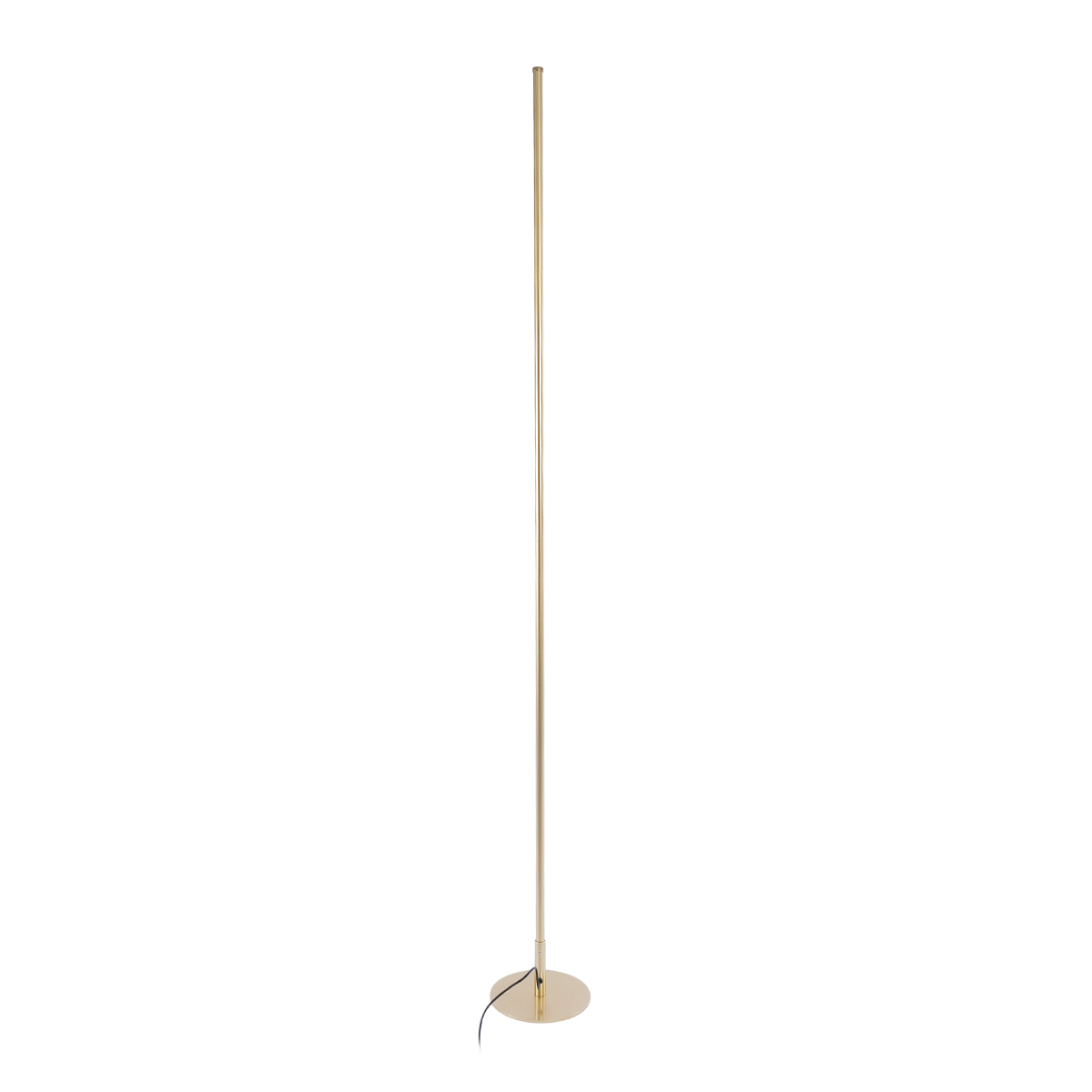 GloboStar® DALUMA 60472 Επιδαπέδιο Φωτιστικό LED CCT 24W 2640lm 200° AC 220-240V - Εναλλαγή Φωτισμού μέσω On/Off All In One Ψυχρό 6000k+Φυσικό 4500k+Θερμό 2700k Μ18 x Π18 x Υ160cm - Χρυσό - 3 Χρόνια Εγγύηση