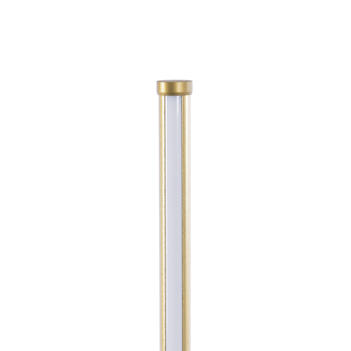 GloboStar® DALUMA 60472 Επιδαπέδιο Φωτιστικό LED CCT 24W 2640lm 200° AC 220-240V - Εναλλαγή Φωτισμού μέσω On/Off All In One Ψυχρό 6000k+Φυσικό 4500k+Θερμό 2700k Μ18 x Π18 x Υ160cm - Χρυσό - 3 Χρόνια Εγγύηση