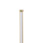 GloboStar® DALUMA 60472 Επιδαπέδιο Φωτιστικό LED CCT 24W 2640lm 200° AC 220-240V - Εναλλαγή Φωτισμού μέσω On/Off All In One Ψυχρό 6000k+Φυσικό 4500k+Θερμό 2700k Μ18 x Π18 x Υ160cm - Χρυσό - 3 Χρόνια Εγγύηση