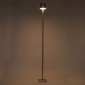 GloboStar® NEGA 60480 Μοντέρνο Επιδαπέδιο Φωτιστικό LED 2.2W 154lm 360° DC 5V Επαναφορτιζόμενο με Μπαταρία Li-ion 4000mAh - Διακόπτη Αφής - Θερμό Λευκό 2700K - Dimmable - D10 x H135cm - Ασημί - 2 Years Warranty
