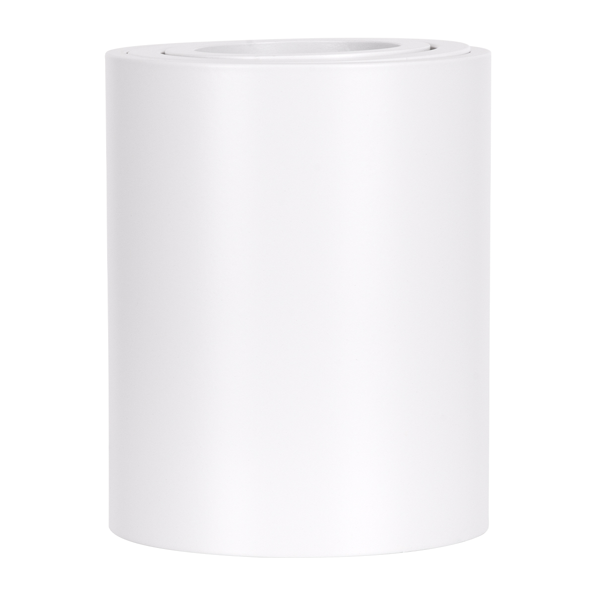 GloboStar® AKIRA 60618 Επιφανειακό Κινούμενο Στρόγγυλο Φωτιστικό Σποτ Αλουμινίου με Ντουί GU10 AC 220-240V IP44 Φ8 x Υ10cm - Λευκό - 5 Years Warranty