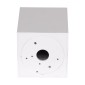 GloboStar® AKIRA 60622 Επιφανειακό Κινούμενο Τετράγωνο Φωτιστικό Σποτ Αλουμινίου με Ντουί GU10 AC 220-240V IP44 Μ8 x Π8 x Υ10cm - Λευκό - 5 Years Warranty