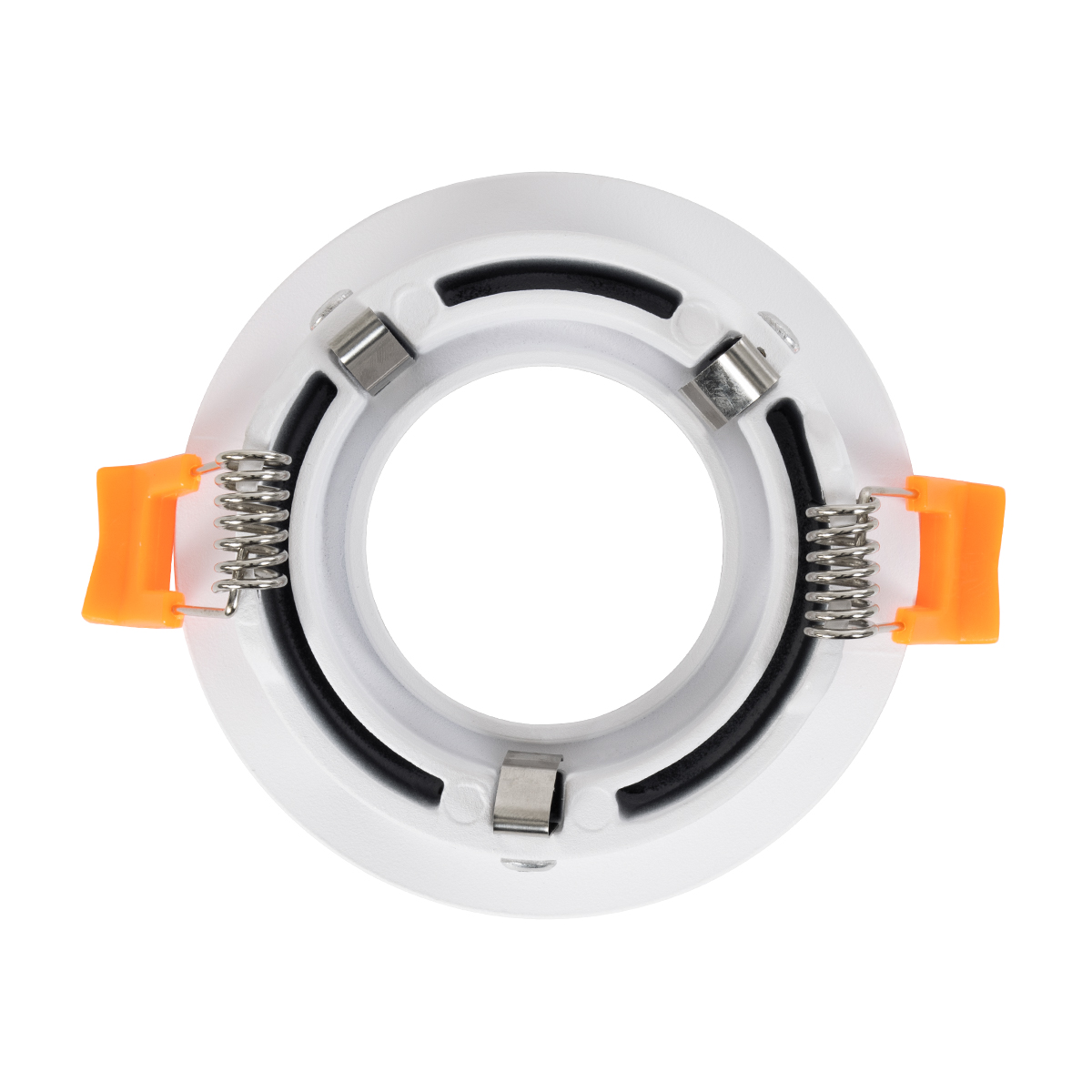 GloboStar® OMICRON 60632 Χωνευτό Στρόγγυλο Σποτ Οροφής για Λάμπα MR16/GU10 - IP20 - Χυτό Αλουμίνιο - Φ8.5 x Υ3cm - Λευκό - 5 Years Warranty