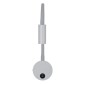 GloboStar® GOOSE 60877 Μοντέρνο Φωτιστικό Τοίχου - Απλίκα Ξενοδοχείου Bed Side LED 3W 300lm 36° AC 220-240V - Reading Light - Μ6.5 x Π15 x Υ24.5cm - Φυσικό Λευκό 4500K - Γκρι Ανθρακί