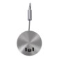 GloboStar® GOOSE 60884 Μοντέρνο Φωτιστικό Τοίχου - Απλίκα Ξενοδοχείου Bed Side LED 6W 600lm 36° & 360° AC 220-240V - Reading Light & 360° Κρυφός Φωτισμός - Φορτιστής USB 3A - Μ15.5 x Π15 x Υ30.5cm - Φυσικό Λευκό 4500K - Ασημί Νίκελ