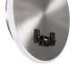 GloboStar® GOOSE 60884 Μοντέρνο Φωτιστικό Τοίχου - Απλίκα Ξενοδοχείου Bed Side LED 6W 600lm 36° & 360° AC 220-240V - Reading Light & 360° Κρυφός Φωτισμός - Φορτιστής USB 3A - Μ15.5 x Π15 x Υ30.5cm - Φυσικό Λευκό 4500K - Ασημί Νίκελ