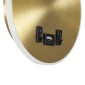 GloboStar® GOOSE 60885 Μοντέρνο Φωτιστικό Τοίχου - Απλίκα Ξενοδοχείου Bed Side LED 6W 600lm 36° & 360° AC 220-240V - Reading Light & 360° Κρυφός Φωτισμός - Φορτιστής USB 3A - Μ15.5 x Π15 x Υ30.5cm - Φυσικό Λευκό 4500K - Χρυσό Βούρτσας