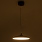 GloboStar® BARON 60886 Κρεμαστή Πλαφονιέρα Οροφής LED CCT 12W 1440lm 120° AC 220-240V - Εναλλαγή Φωτισμού μέσω Διακόπτη On/Off All In One Ψυχρό 6000k+Φυσικό 4500k+Θερμό 2700k Φ25 x Υ8cm - Χρυσό Πλατίνα - 3 Years Warranty