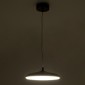GloboStar® BARON 60886 Κρεμαστή Πλαφονιέρα Οροφής LED CCT 12W 1440lm 120° AC 220-240V - Εναλλαγή Φωτισμού μέσω Διακόπτη On/Off All In One Ψυχρό 6000k+Φυσικό 4500k+Θερμό 2700k Φ25 x Υ8cm - Χρυσό Πλατίνα - 3 Years Warranty