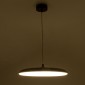 GloboStar® BARON 60887 Κρεμαστή Πλαφονιέρα Οροφής LED CCT 24W 2880lm 120° AC 220-240V - Εναλλαγή Φωτισμού μέσω Διακόπτη On/Off All In One Ψυχρό 6000k+Φυσικό 4500k+Θερμό 2700k Φ40 x Υ10cm - Χρυσό Πλατίνα - 3 Years Warranty